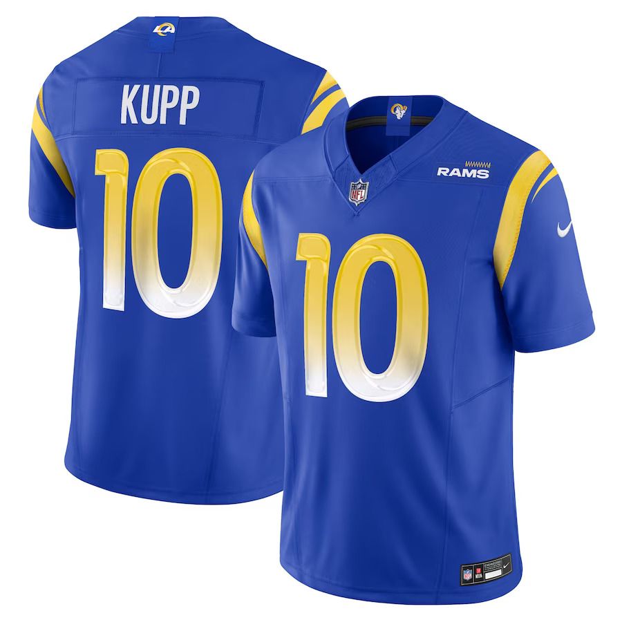 Men Los Angeles Rams 10 Cooper Kupp Nike Royal Vapor F.U.S.E. Limited NFL Jersey